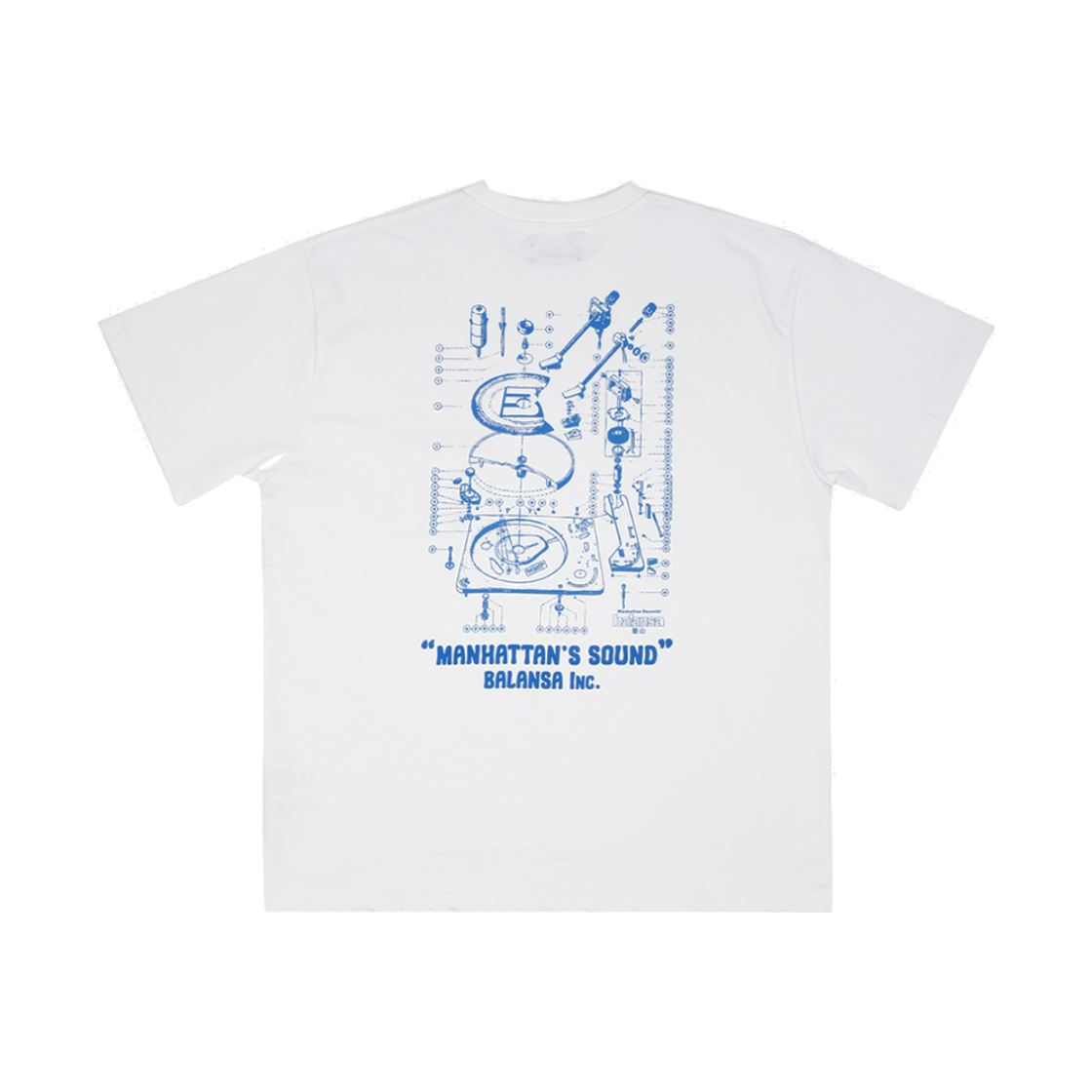 맨하탄 레코즈 x 발란사 턴테이블 숏슬리브 - 블랙