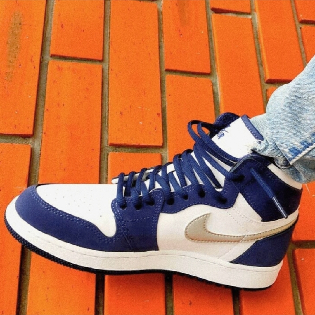 Jordan 1 Retro High OG CO.JP Midnight Navy 착용 스타일
