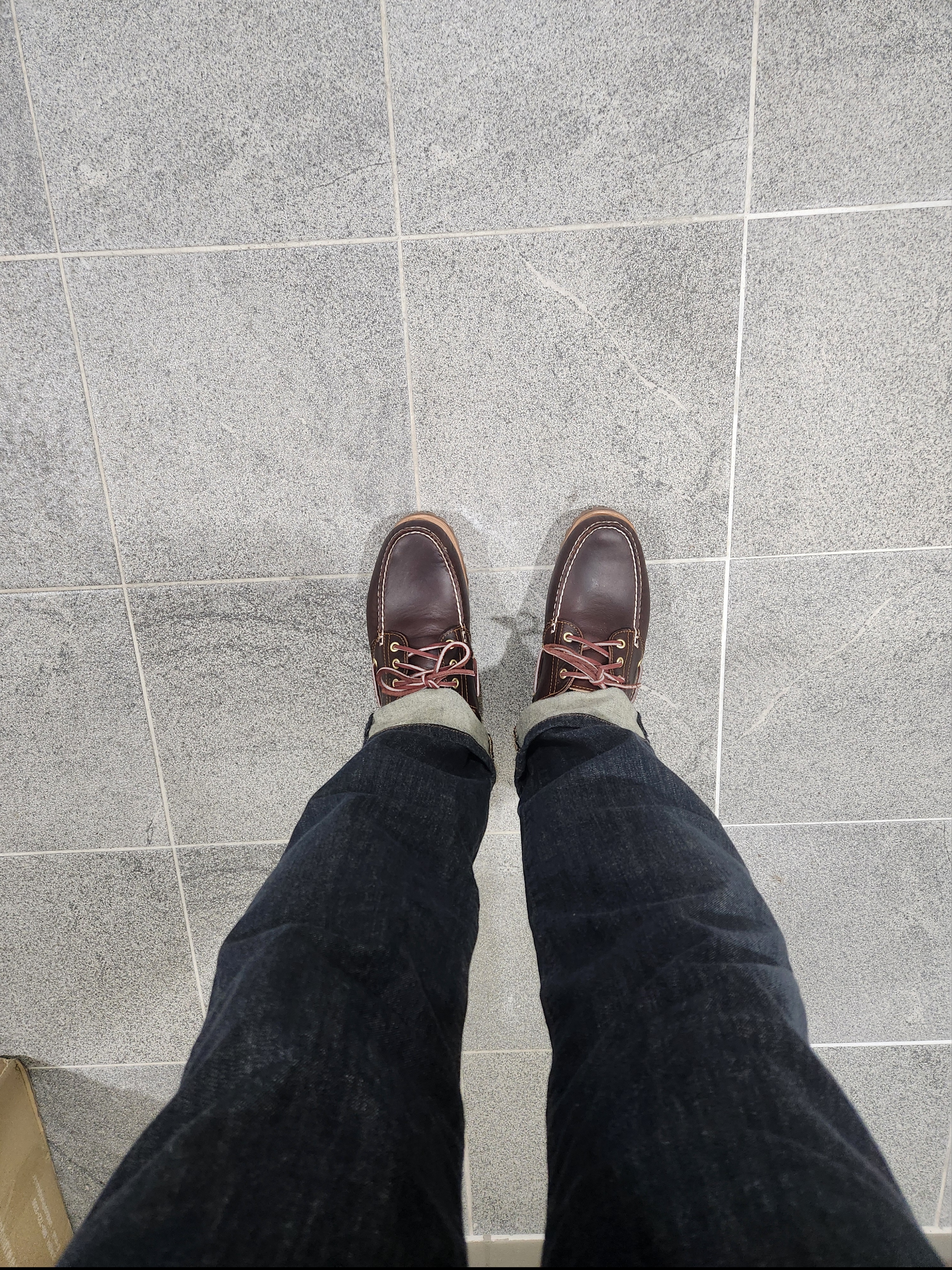 Timberland Classic 3-Eye Boat Shoes Brown - Wide 착용 스타일