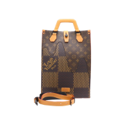 Louis Vuitton Giant Damier Nigo Sac Plat Tote and Shoulder Bag