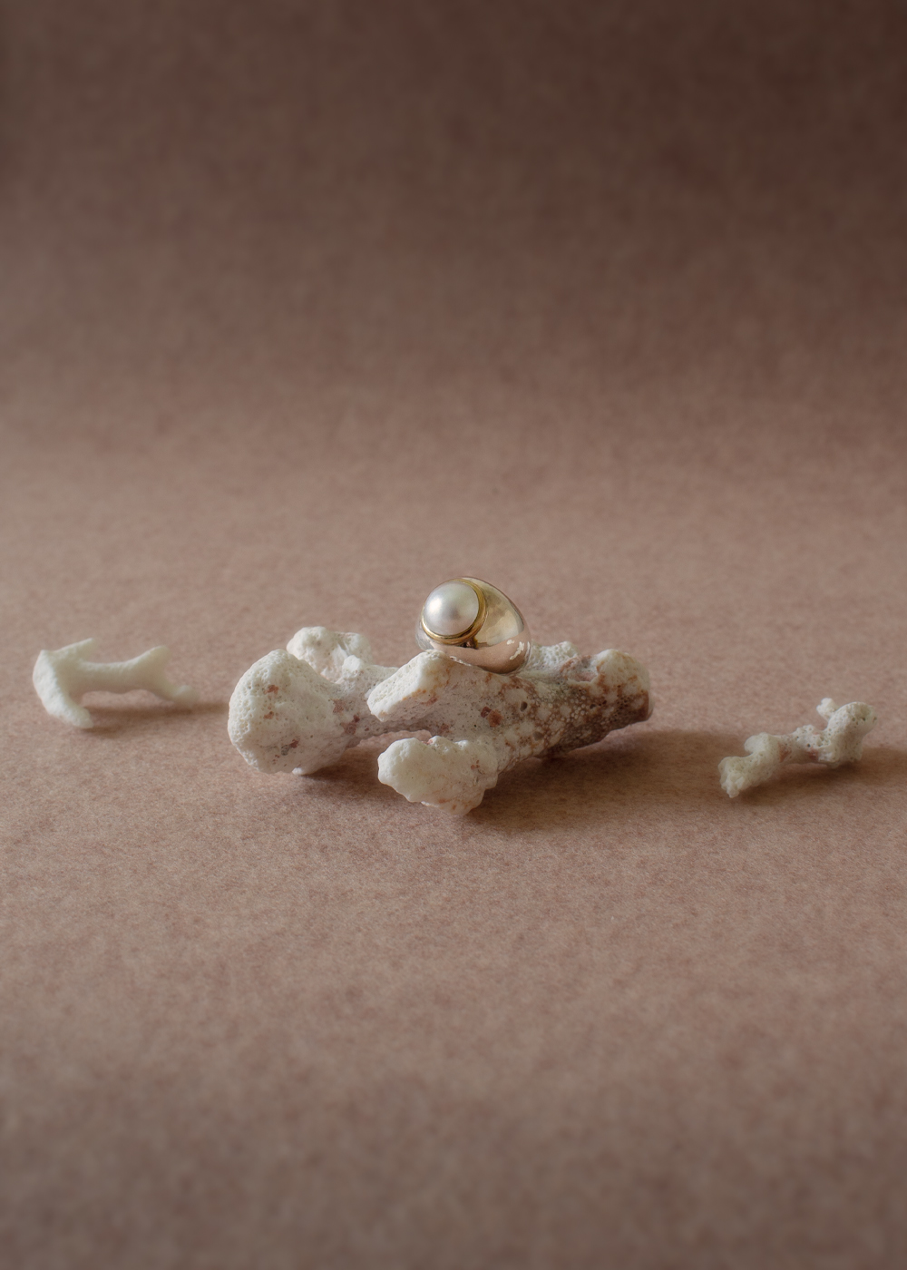 뵤르 볼드 펄 링(Bőr Bold Pearl Ring) - 5