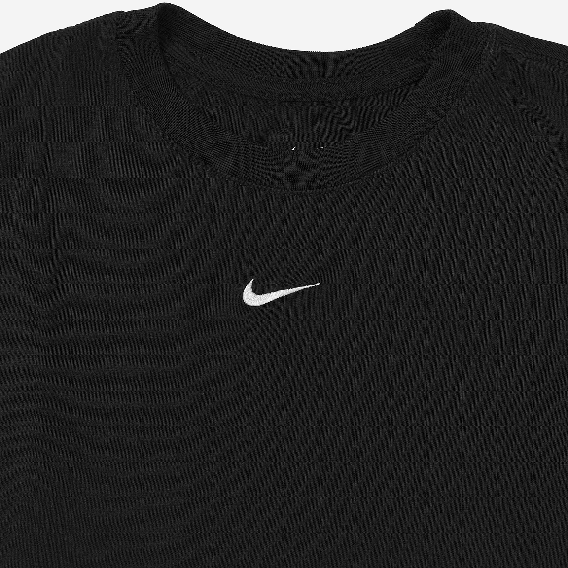 (W) 나이키 NSW 에센셜 크롭 탑 블랙 - US/EU((W) Nike NSW Essential Crop Top Black - US/EU) - 3