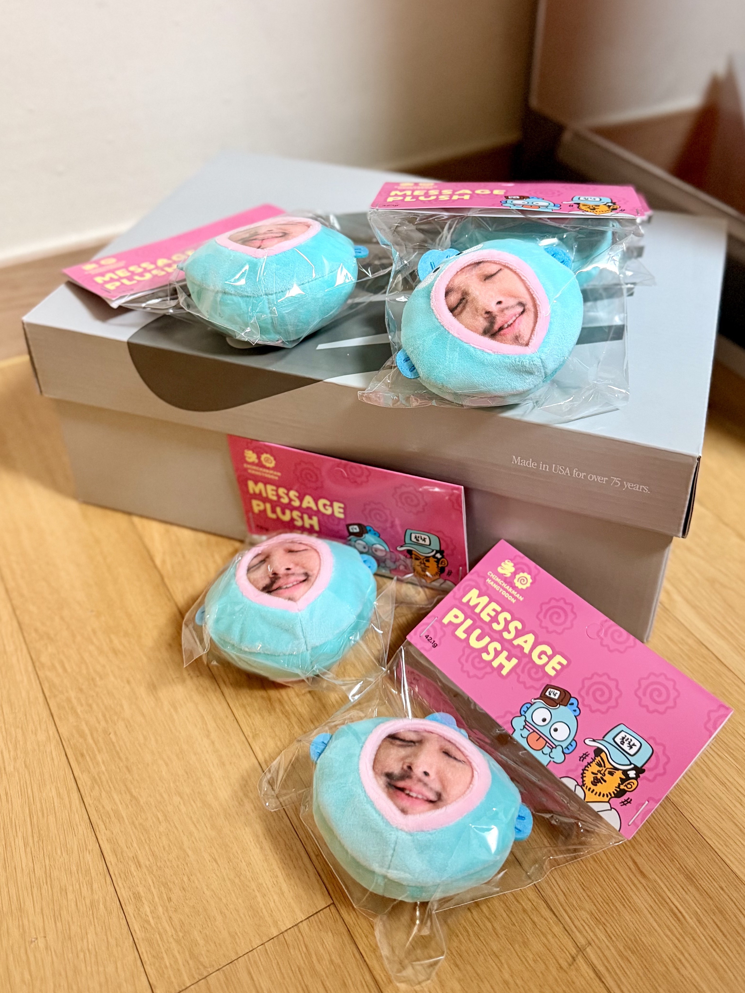 ChimChakMan x Hangyodong Voice Doll Blue 착용 스타일