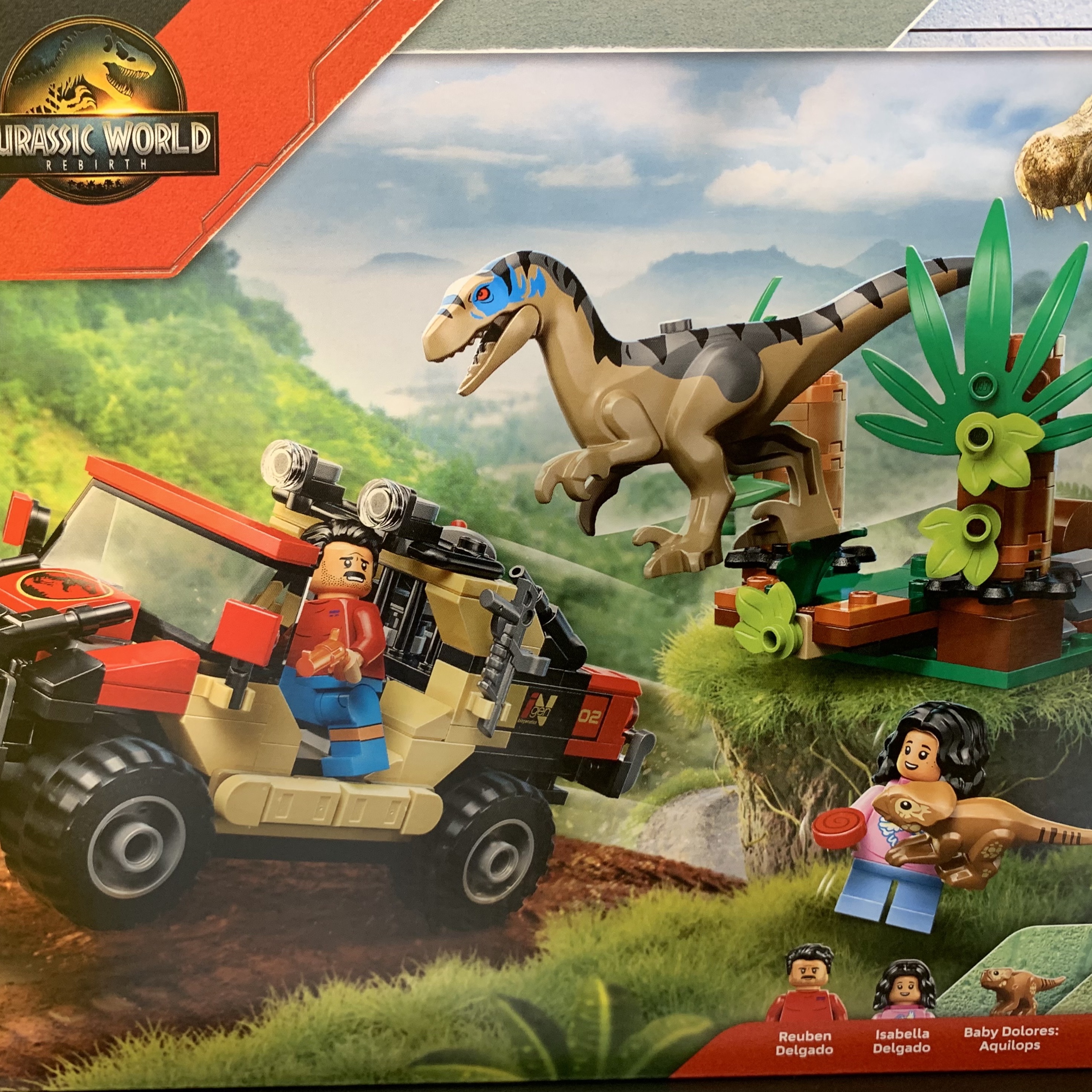 Lego Jurassic World Raptor Off-Road Escape 착용 스타일