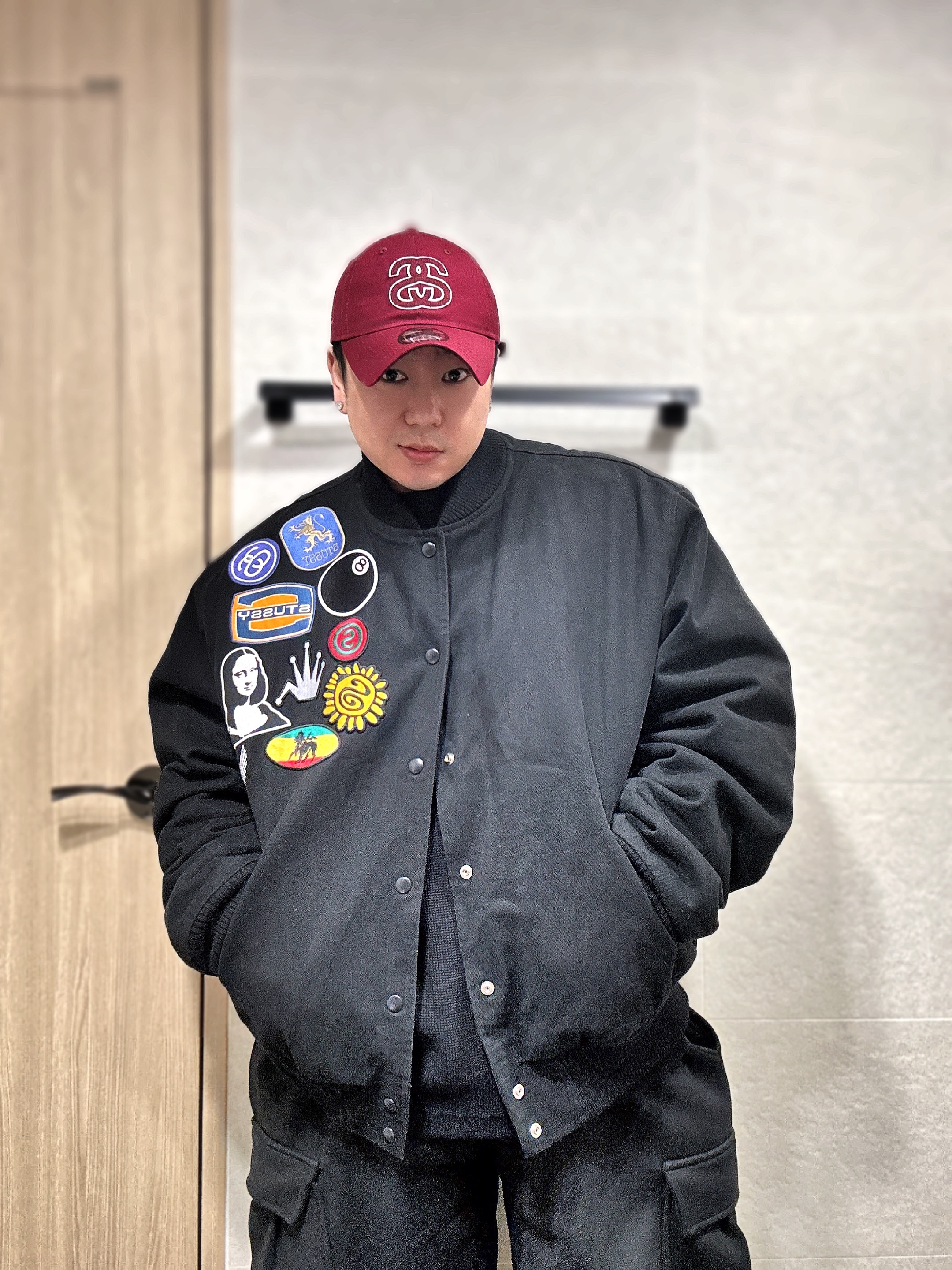 The North Face White Label Slope 3L Jacket Charcoal Grey, Nike x Stussy Air Penny II Rattan and Limestone 착용 스타일 - 3