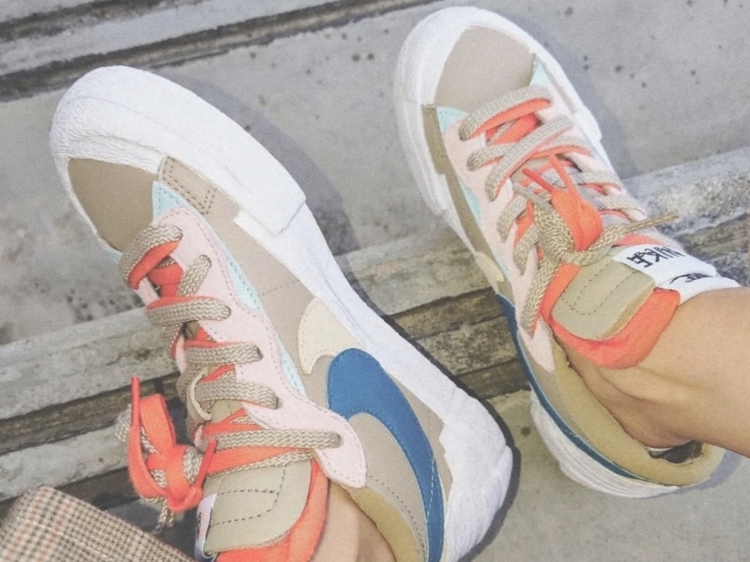 Nike x Sacai x Kaws Blazer Low Reed 착용 스타일