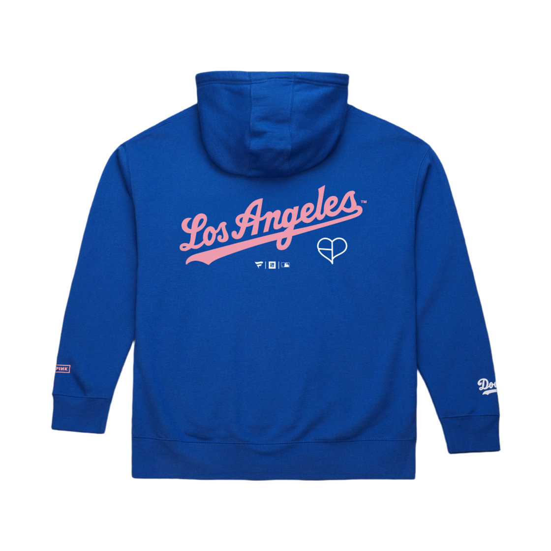 블랙핑크 뛰어 x 다저스 후드 로얄 블루(Blackpink Jump x Dodgers Hoodie Royal Blue) - 2