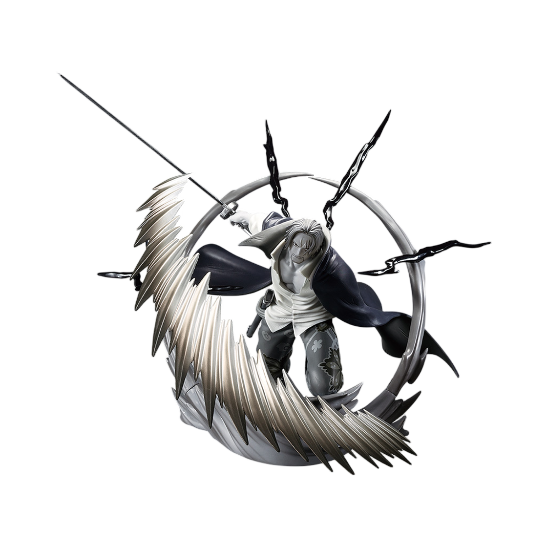 반다이 제일복권 원피스 타쿠미노 계보 하쿄쿠 라스트원상 샹크스 카미키리 잉크 매스 테크닉 잉크 컬러 버전(Bandai Ichiban Kuji One Piece Takumi No Keifu Hakyoku Last One Prize Shanks Kamikiri Ink Mass Technique Ink Color Ver.)