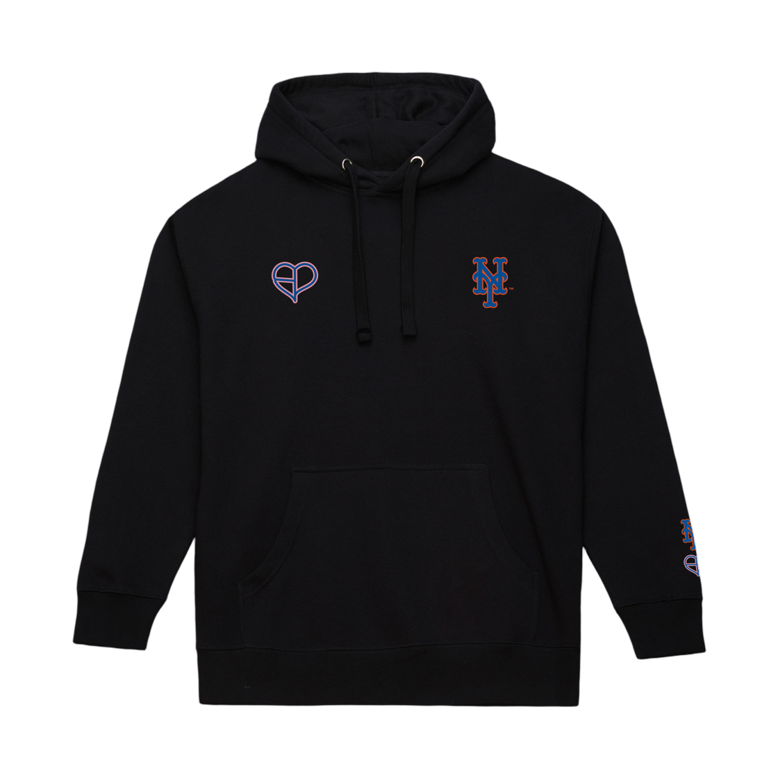 블랙핑크 뛰어 x 메츠 후드 블랙(Blackpink Jump x Mets Hoodie Black)