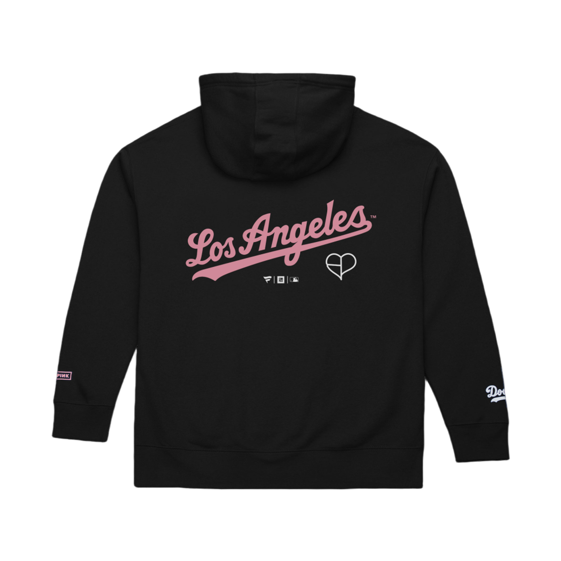 블랙핑크 뛰어 x 다저스 후드 블랙(Blackpink Jump x Dodgers Hoodie Black) - 2