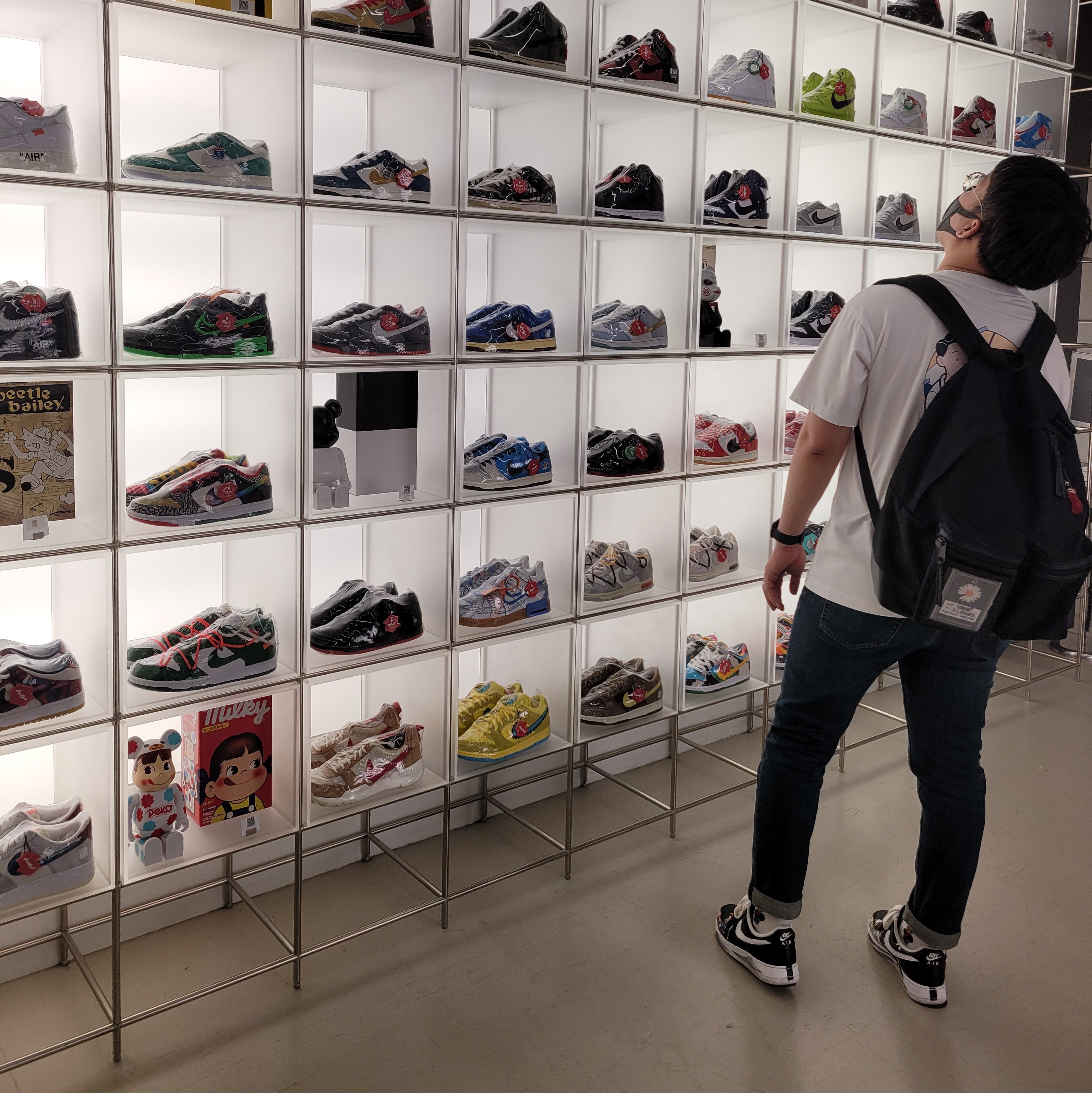 Nike x Peaceminusone Air Force 1 Low Para-Noise 착용 스타일