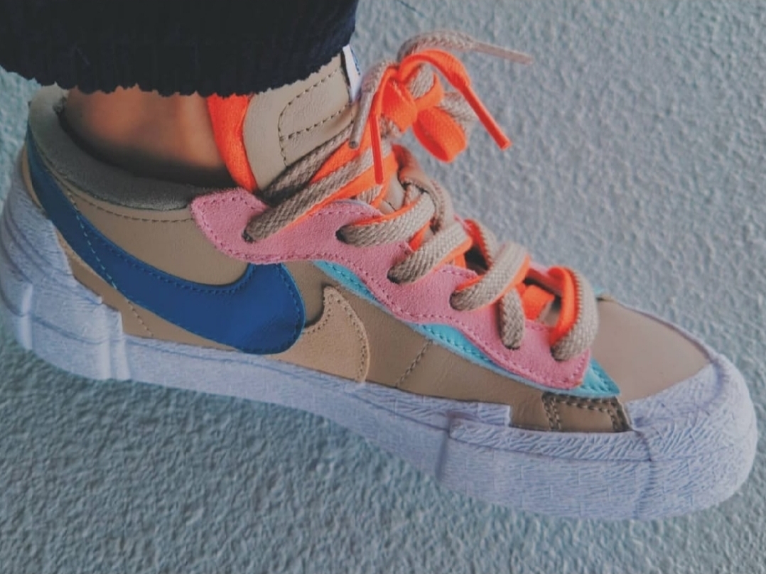 Nike x Sacai x Kaws Blazer Low Reed 착용 스타일