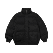 (W) Theory Recycled Nylon Oversized Puffer Jacket Black