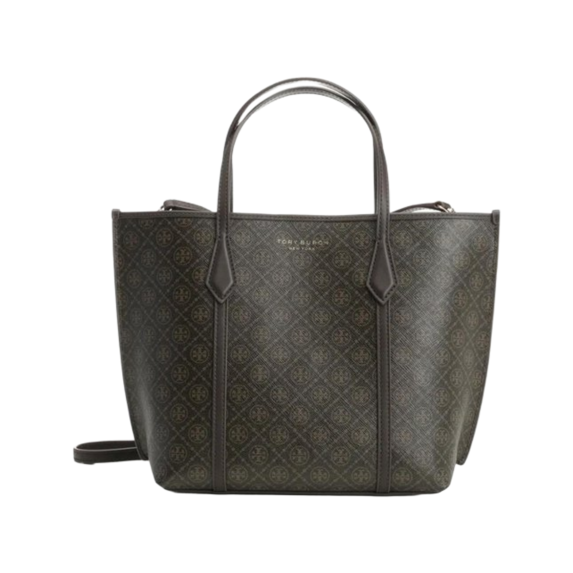 176060-200 Tory Burch Perry Small Tote Bag Brown