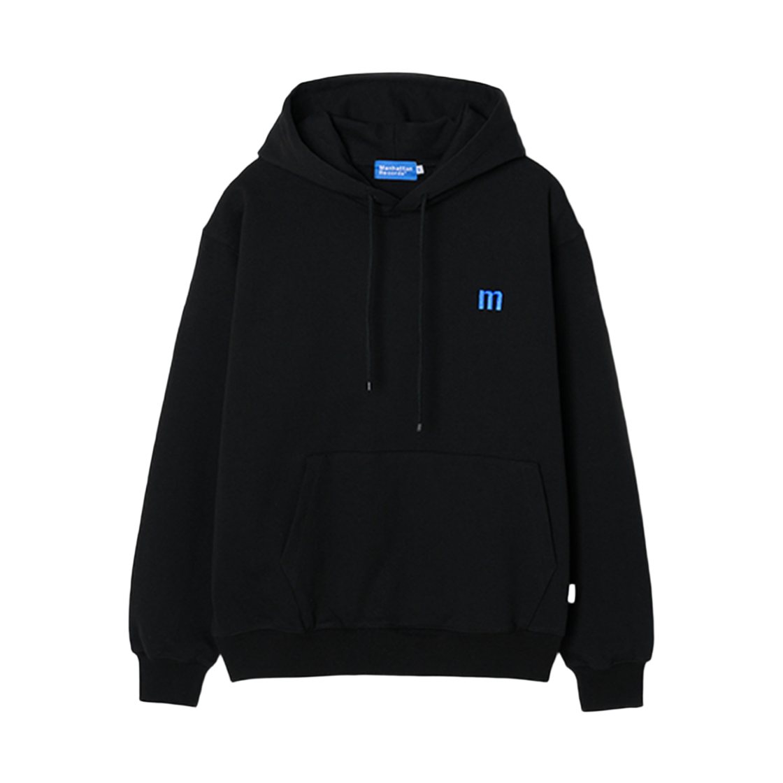 맨하탄 레코즈 엠브로이더리 후디 - 블랙