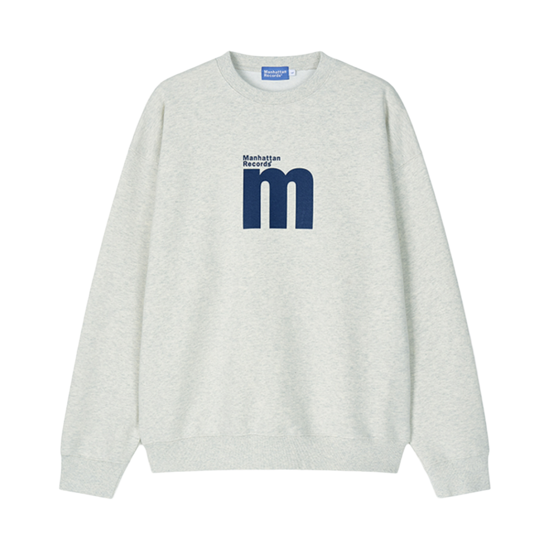MR25CR002OT Manhattan Records M Box Crew Neck - Oatmeal