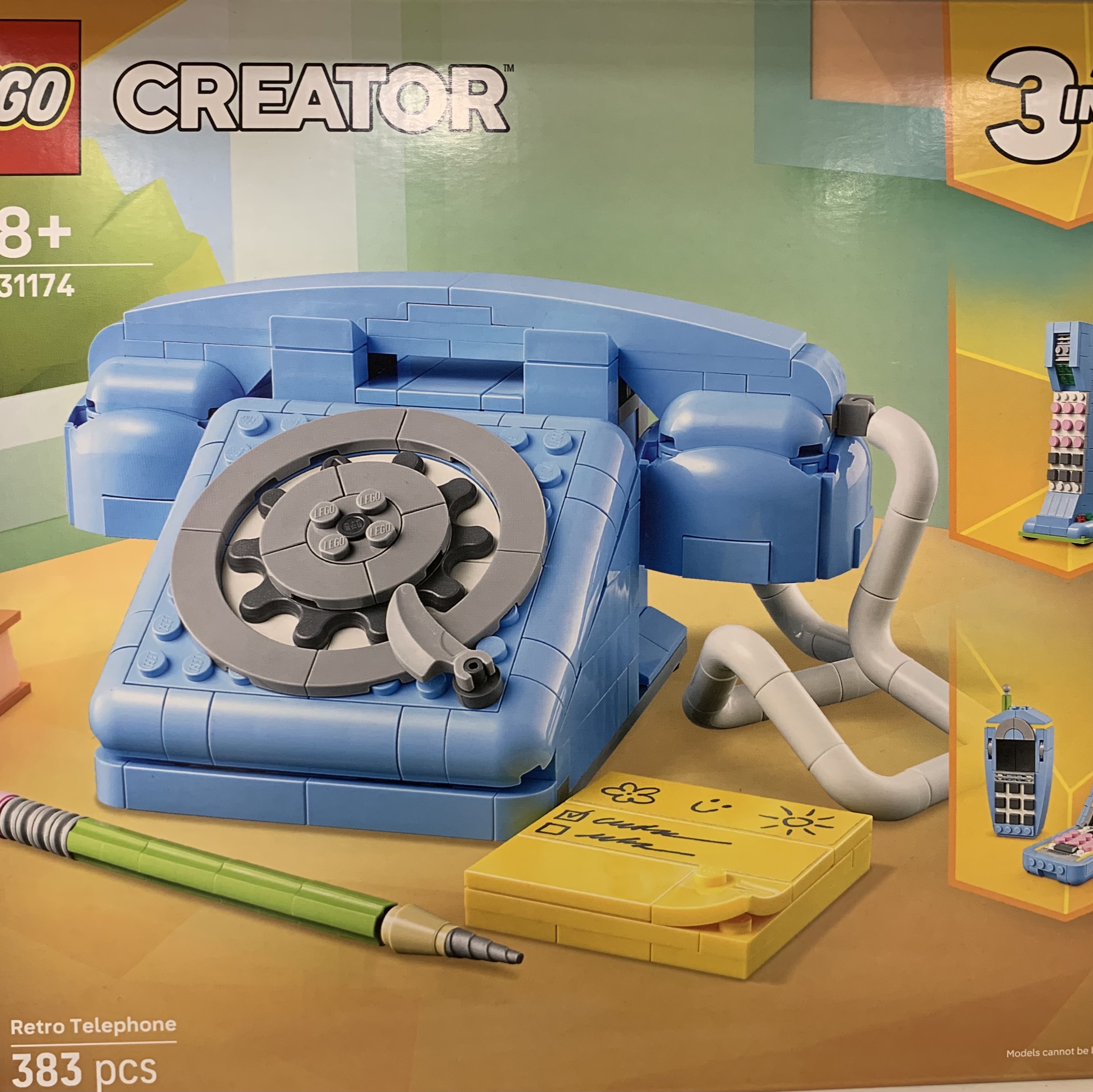 Lego Retro Telephone 착용 스타일