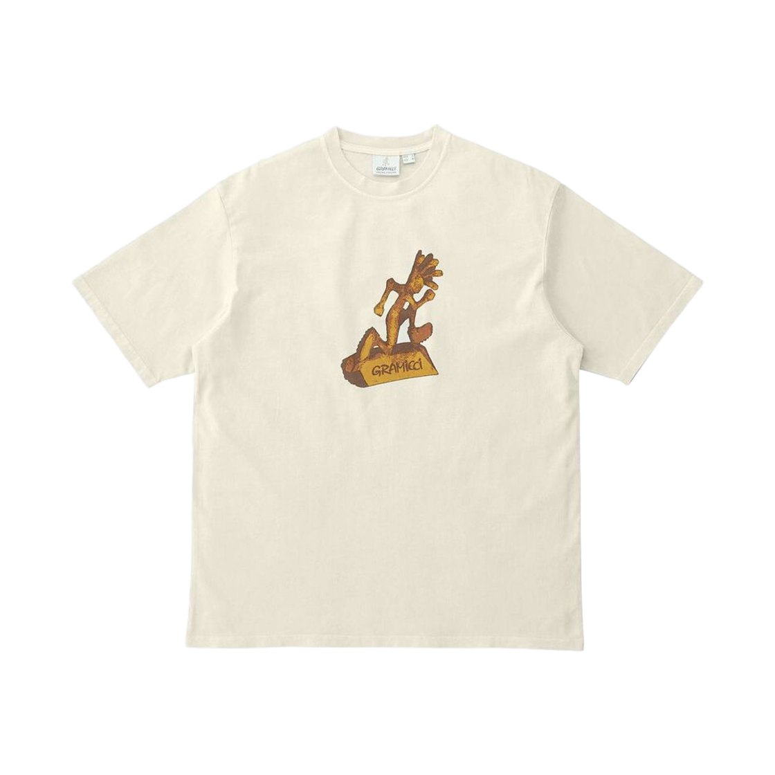 그라미치 스컬프처 티셔츠 내츄럴 피그먼트 - US 사이즈(Gramicci Sculpture T-Shirt Natural Pigment - US Sizing)