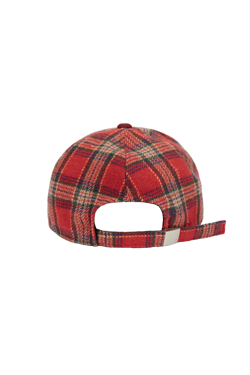 산시 스컬 패치드 플란넬 캡 레드(SANSI Skull Patched Flannel Cap Red) - 2