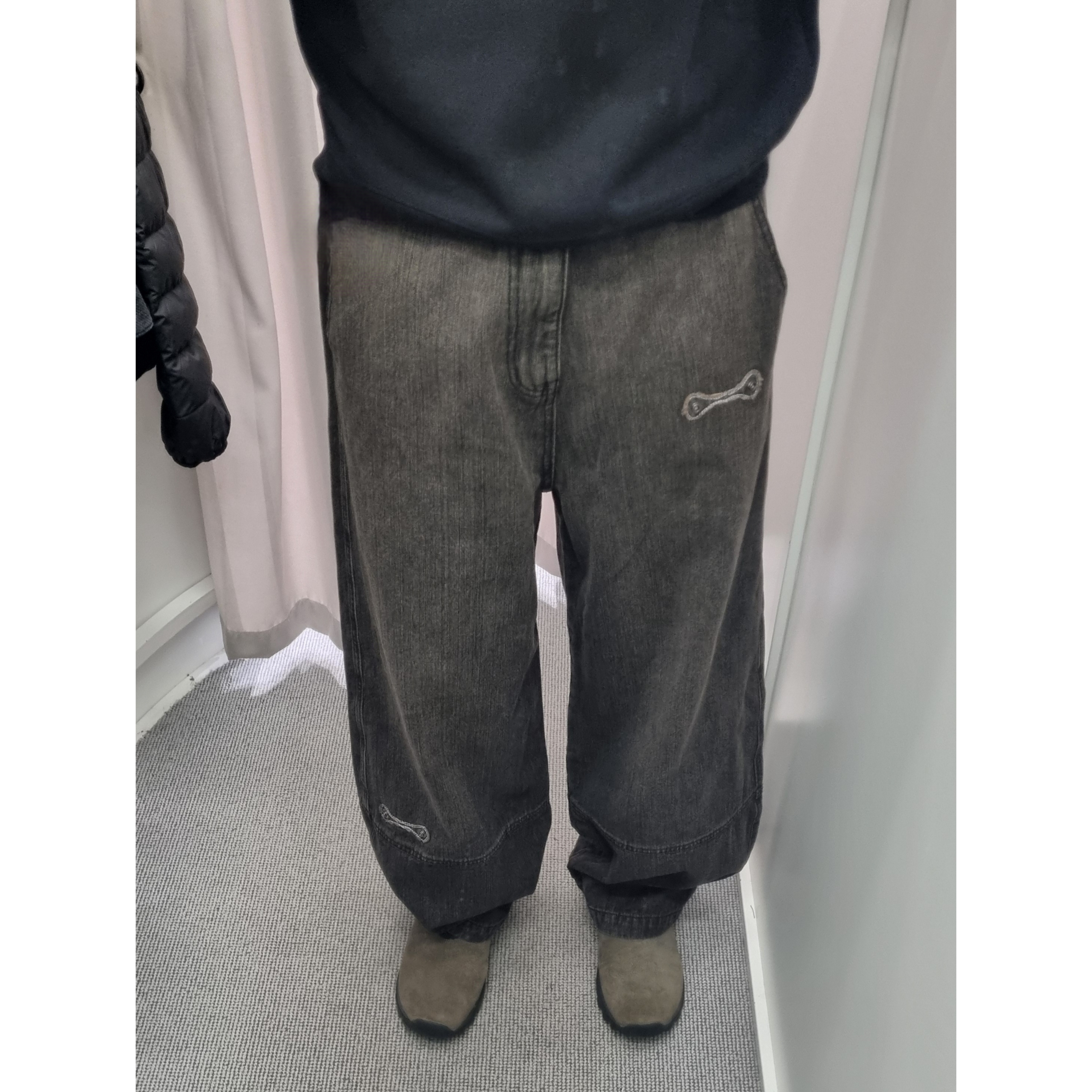 Merrell Winter Moc 3 Gunsmoke, Karactor Wallet Denim Pants Vintage Black (without Card Wallet) 착용 스타일 - 1
