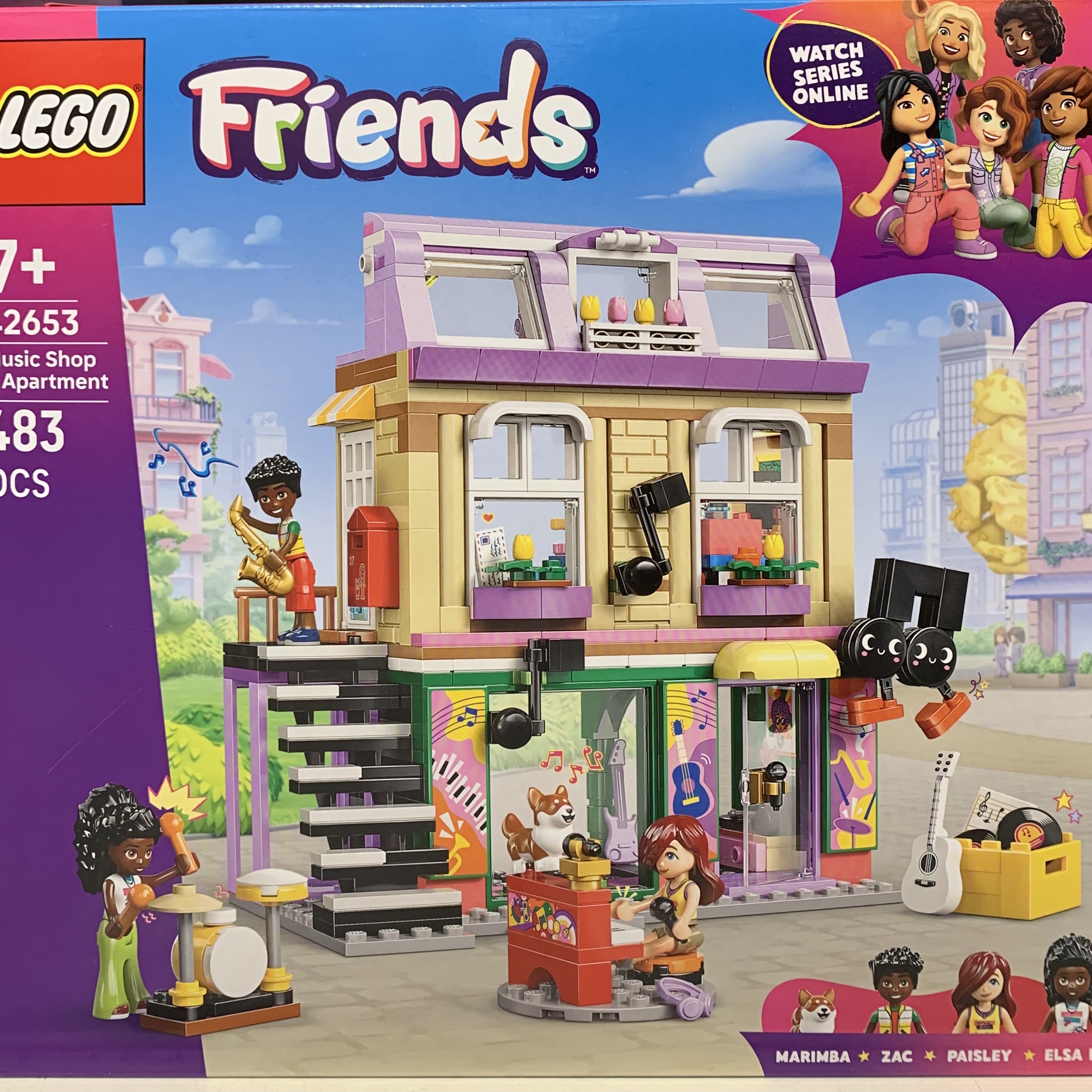 Lego Friends Music Store and Apartment 착용 스타일