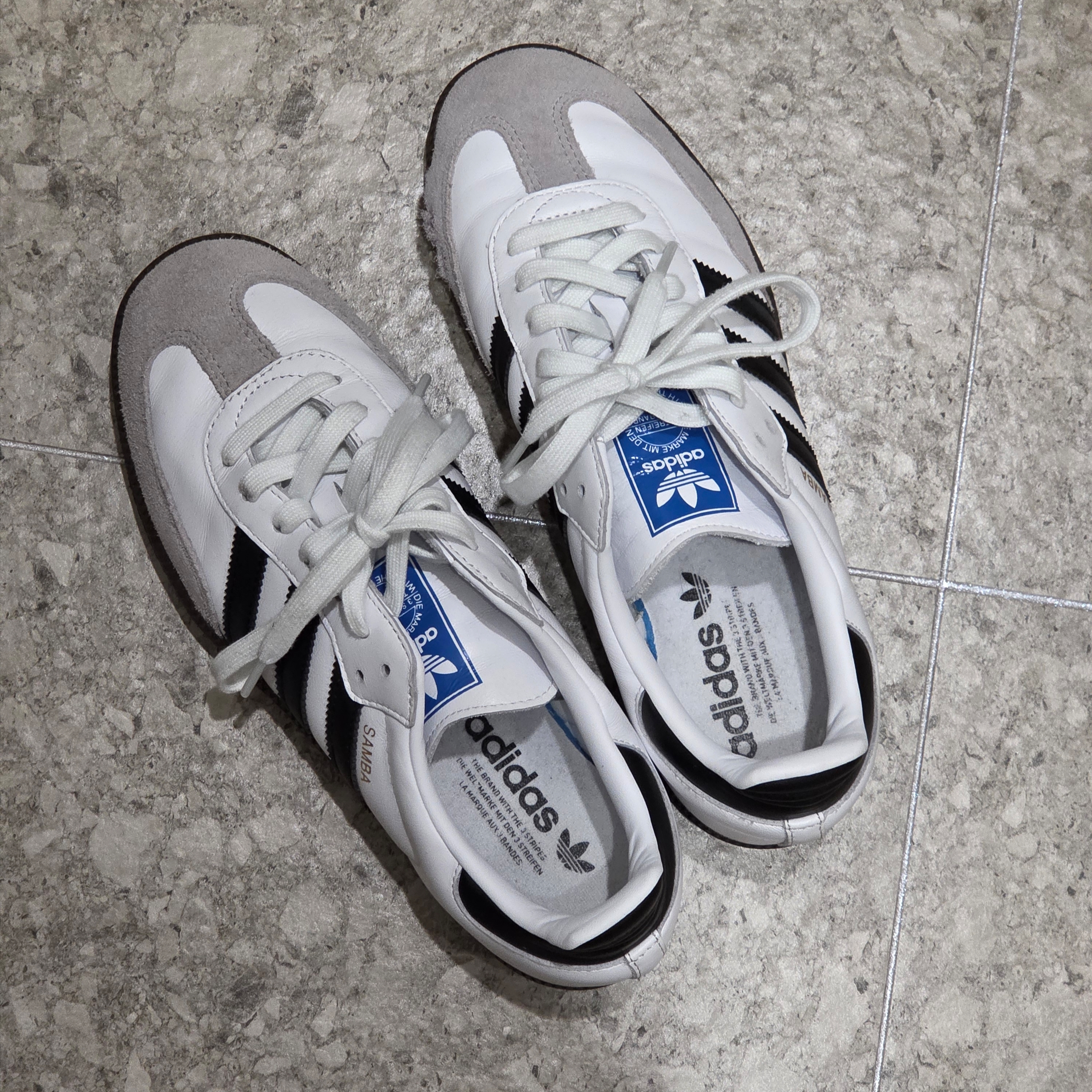 Adidas Samba OG Cloud White 착용 스타일