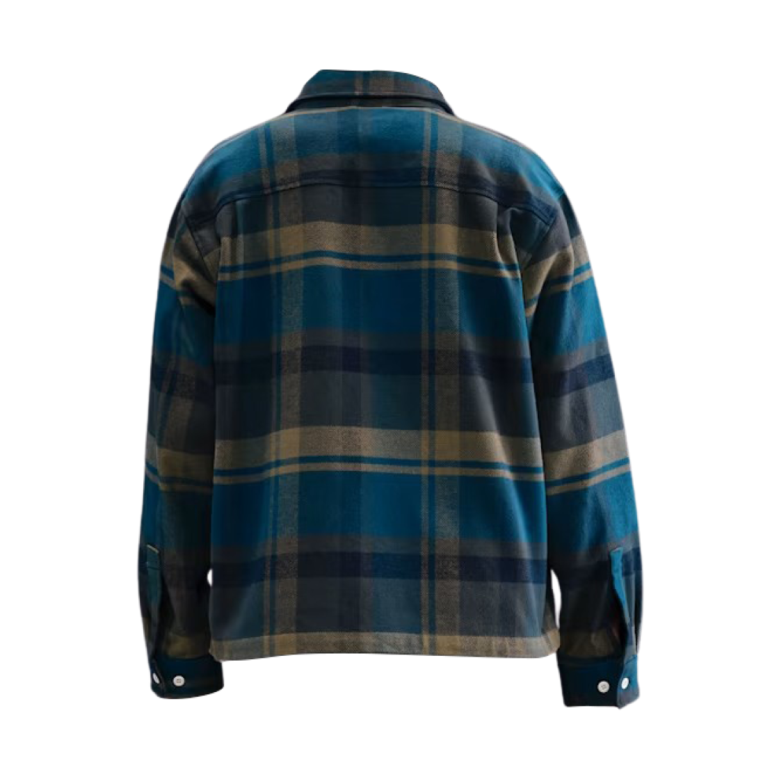 나이키 라이프 필드 셔츠 미디엄 올리브 블루 포스 - 아시아(Nike Life Field Shirt Medium Olive Blue Force - Asia) - 2