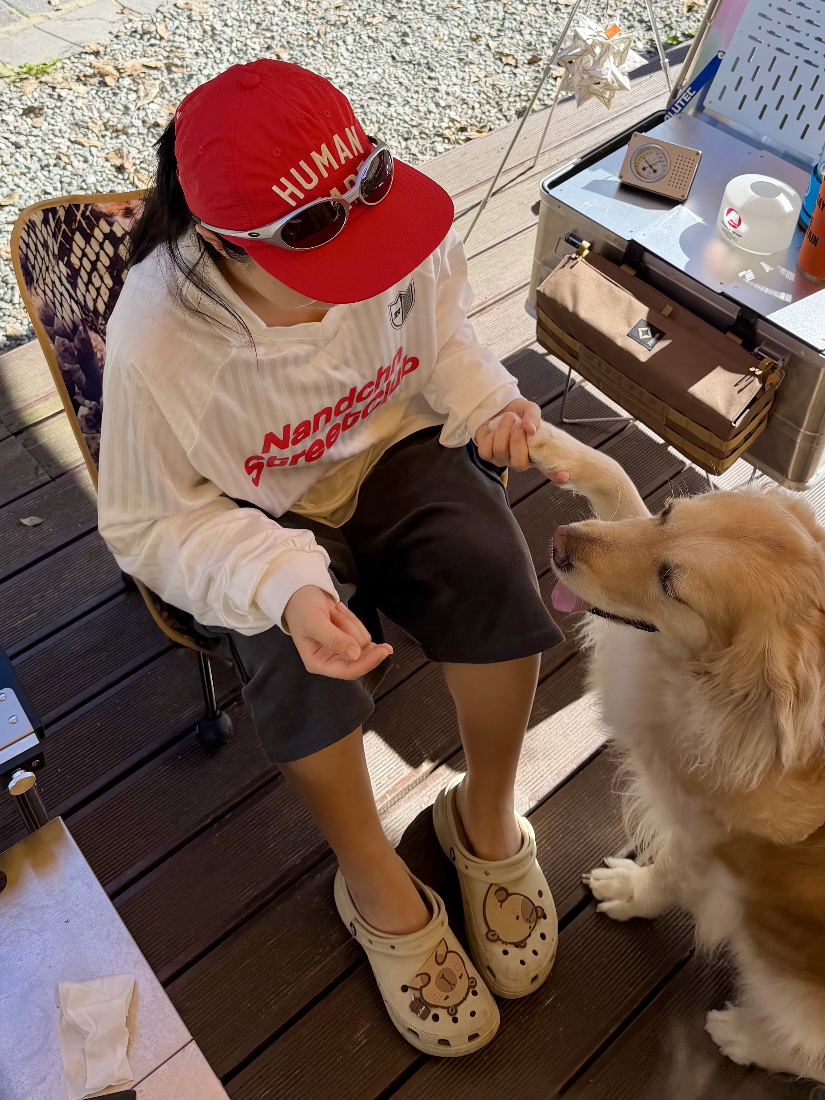 Human Made 5 Panel Nylon Cap Red, (W) Crocs Classic Platform Clog Bone 착용 스타일