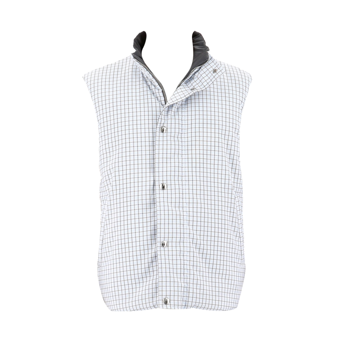 MVD029X-F0495-460 Thom Browne Reversible 4-Bar Vest Medium Blue