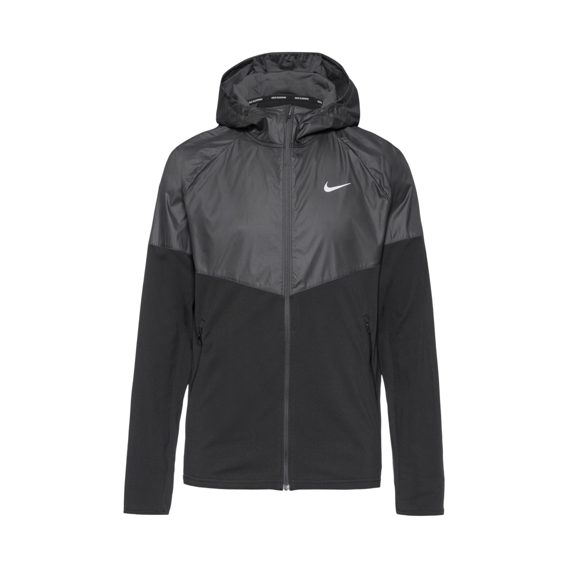 나이키 마일러 리펠 윈터라이즈드 러닝 자켓 블랙 앤트러사이트 - 아시아