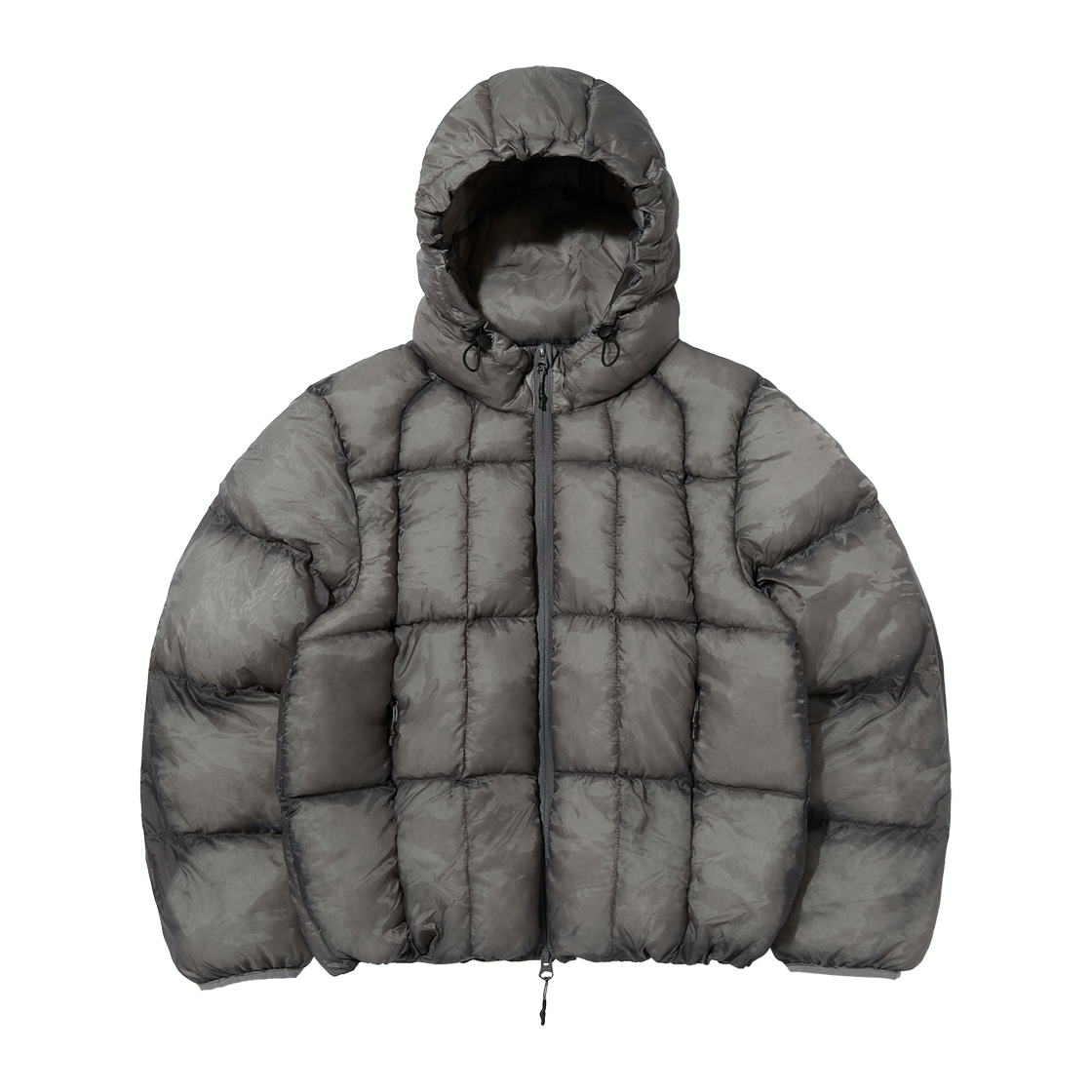 스웨이드 라이트 푸퍼 자켓 그레이(Suade Light Puffer Jacket Gray)