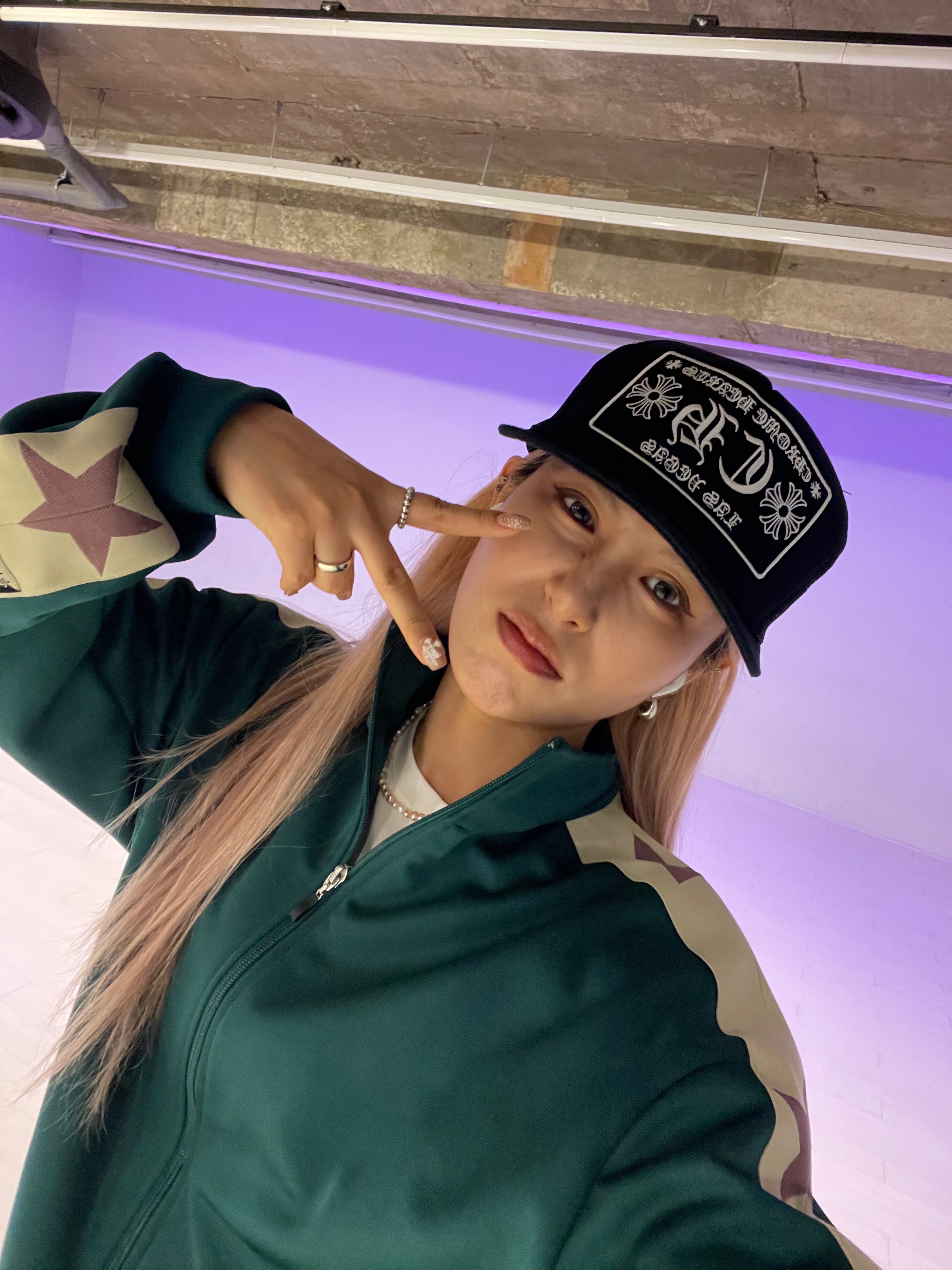 Chrome Hearts CH Las Vegas Trucker Hat Black, Kapital Smooth Jersey Stuntman & Woman Track Jacket Black ์ฐฉ์ฉ ์คํ์ผ - 2
