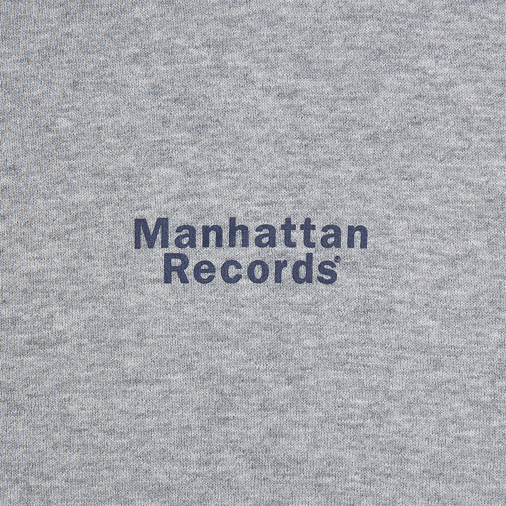 맨하탄 레코즈 클래식 집업 후디 - 그레이(Manhattan Records Classic Logo Zip Up Hoodie - Grey) - 4