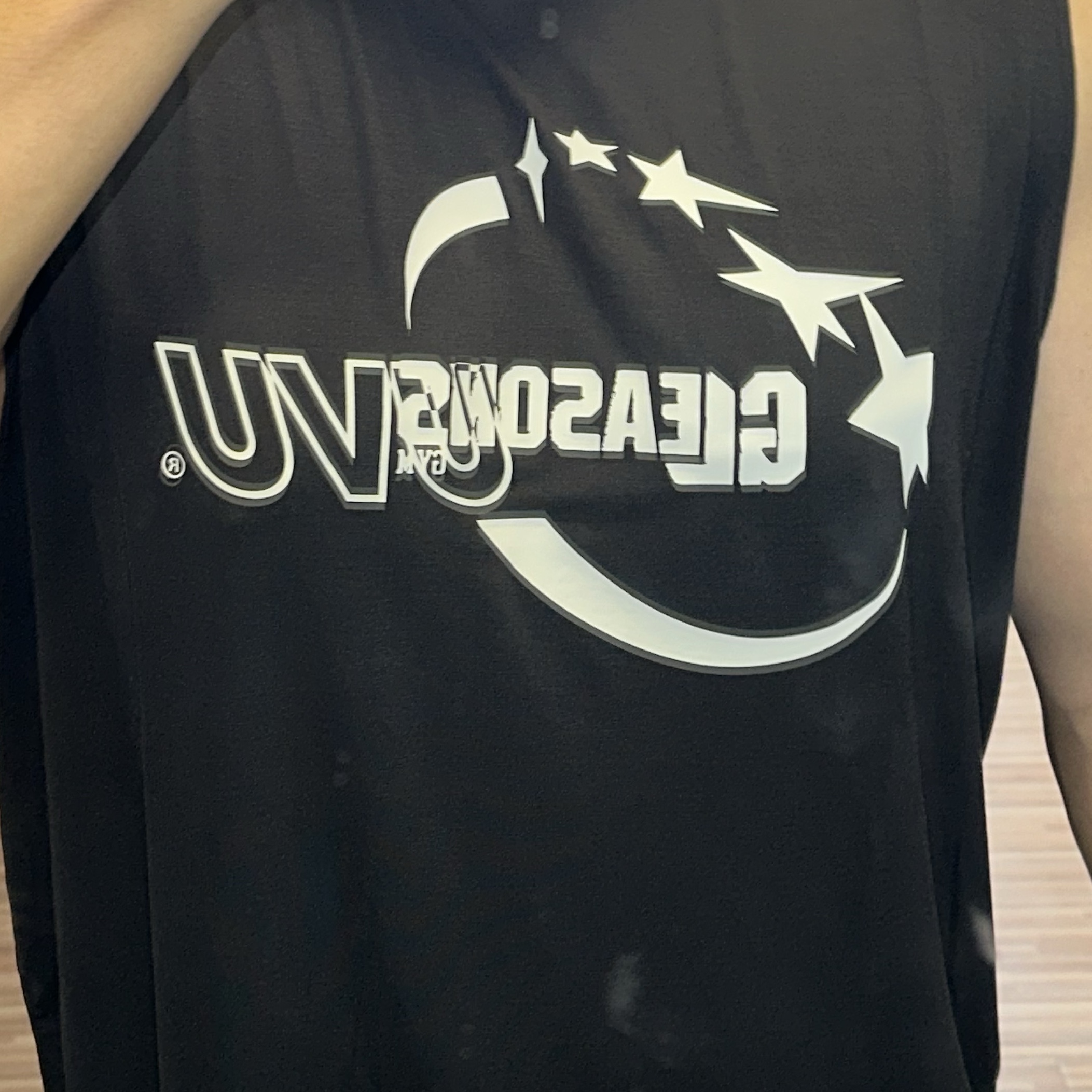 UVU x Gleason's Gym Performance Cut-Off Black 착용 스타일