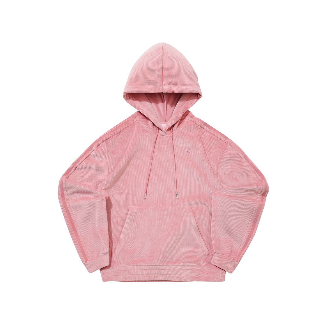 QQ422OHDO3_SPK0 le coq sportif Women's Loose-Fit Velduroy Hoodie Soft Pink