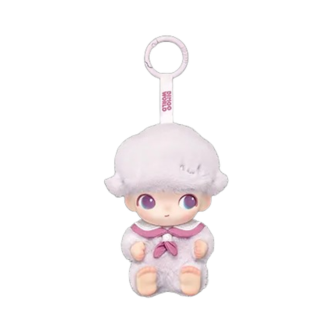 팝마트 디무 새로운 시작의 일기 시리즈 인형 키링 순수 (개봉 박스)(Pop Mart Dimoo Journal Of New Life Series Vinyl Plush Pendant Innocence (Opened Case))