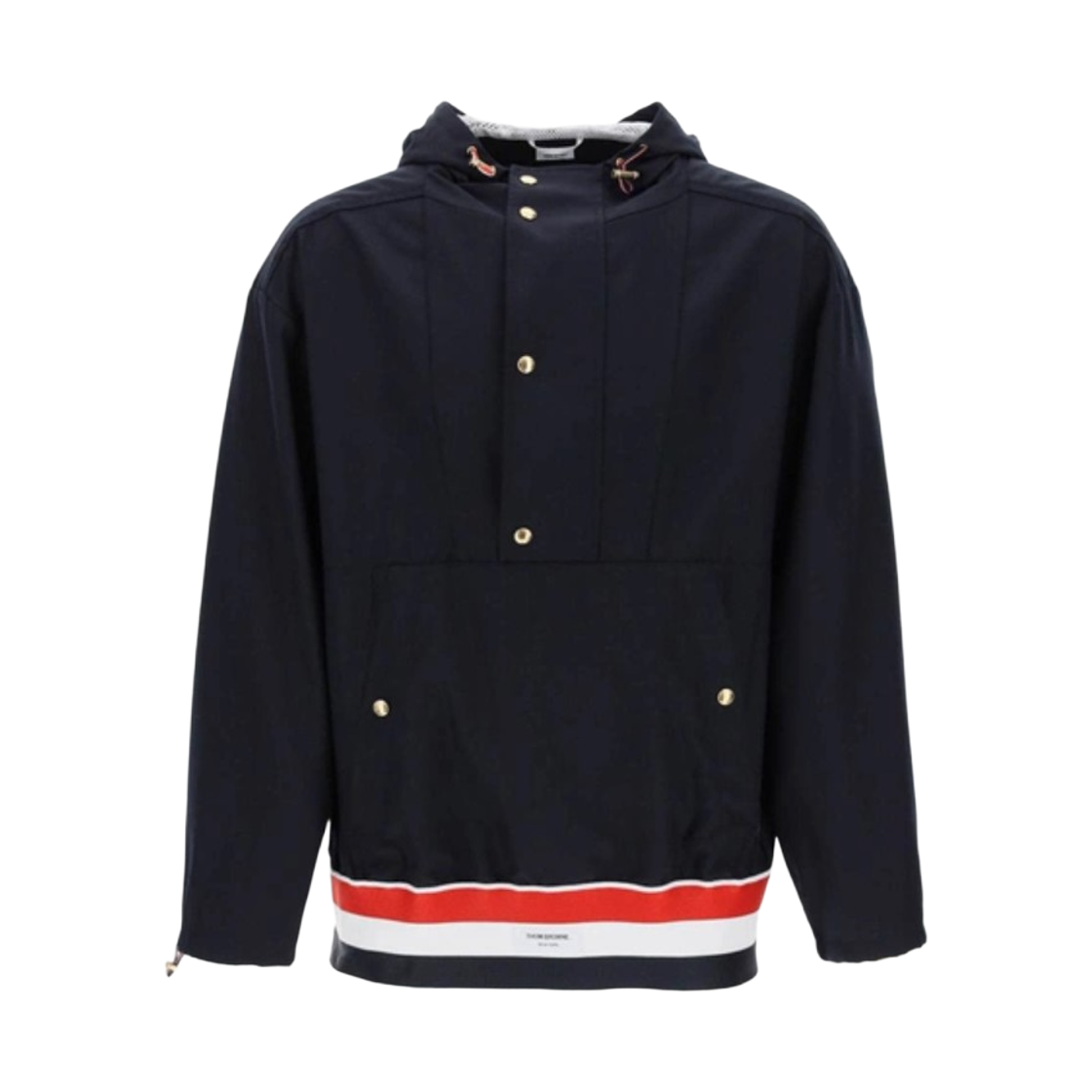 MJO213A-00626-415 Thom Browne Twill Oversized Anorak Navy