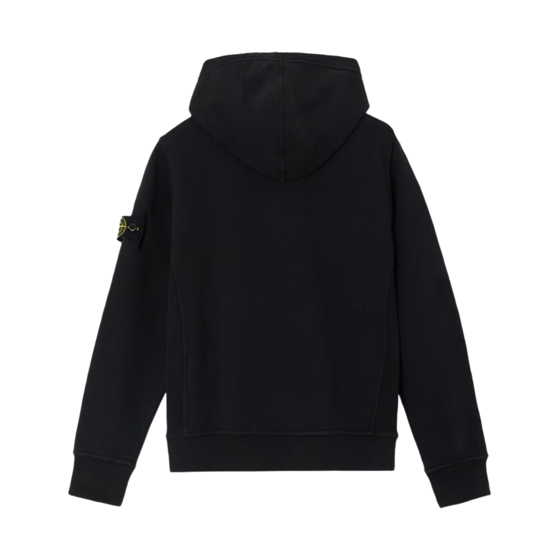 (키즈) 스톤 아일랜드 6100003 포켓 립드 디테일 오가닉 코튼 플리스 후드 집업 스웨트셔츠 블랙 - 25FW((Kids) Stone Island 6100003 Organic Cotton Fleece Hooded Zip Up Sweatshirt with Pockets and Ribbed Details Black - 25FW) - 2