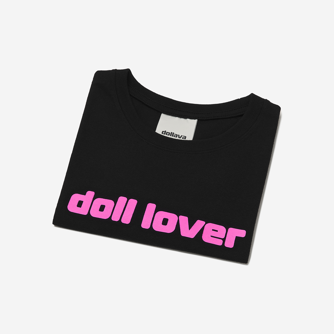 돌라바 돌 러버 티셔츠 블랙(Dollava Doll Lover T-Shirt Black) - 5