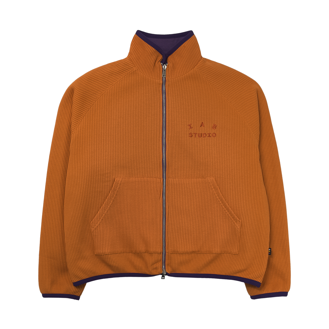 아이앱 스튜디오 아이앱 리버시블 집업 오렌지 퍼플(IAB Studio IAB Reversible Zip-Up Orange Purple)