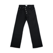 smallstupidtunes Twisted Straight Denim Pants Black