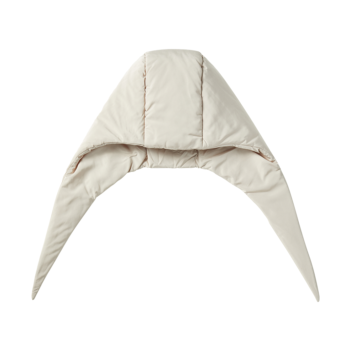 RG_25_FW1_BC_01 Rogin N Rosie Puffer Earflap Balaclava Light Beige