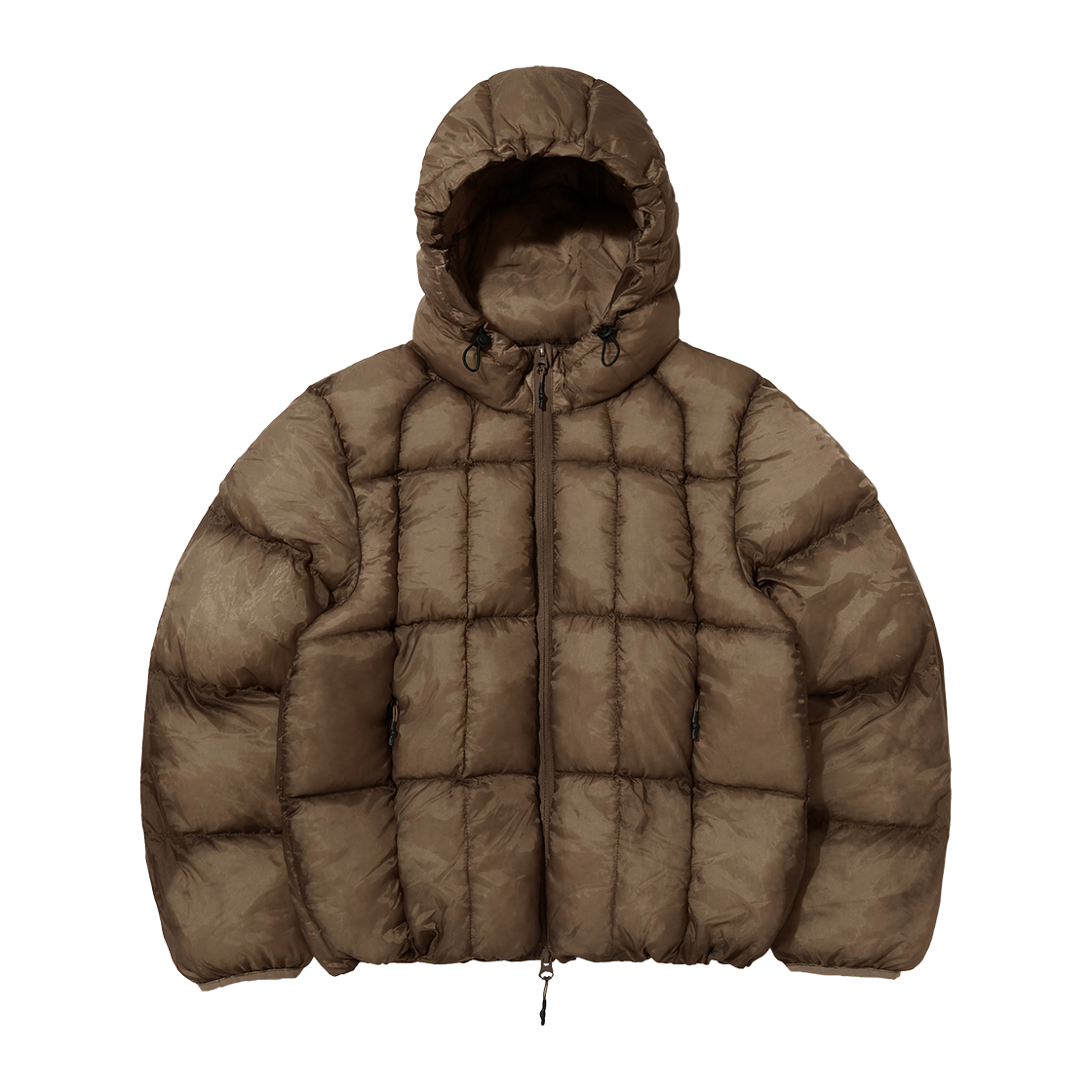 SDEFDO102BN Suade Light Puffer Jacket Brown