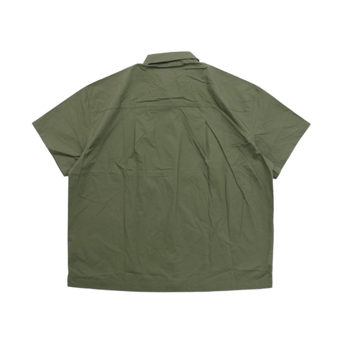 나이키 클럽 숏슬리브 버튼업 셔츠 미디움 올리브 화이트 - 아시아(Nike Club Short Sleeve Button-Up Shirt Medium Olive White - Asia) - 2