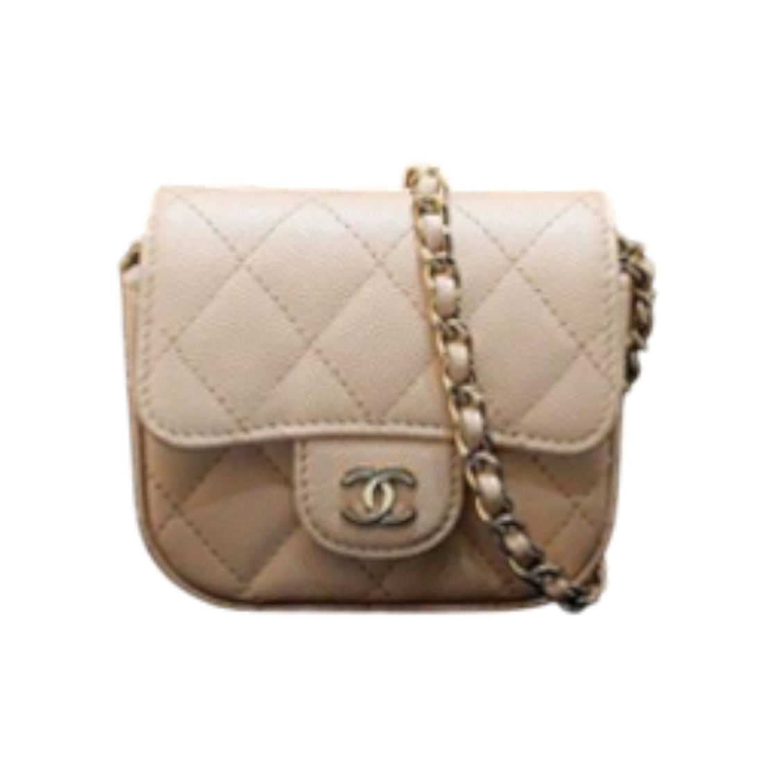 IT9ODMVIJEVQ Chanel Classic Caviar Mini Chain Crossbody Bag