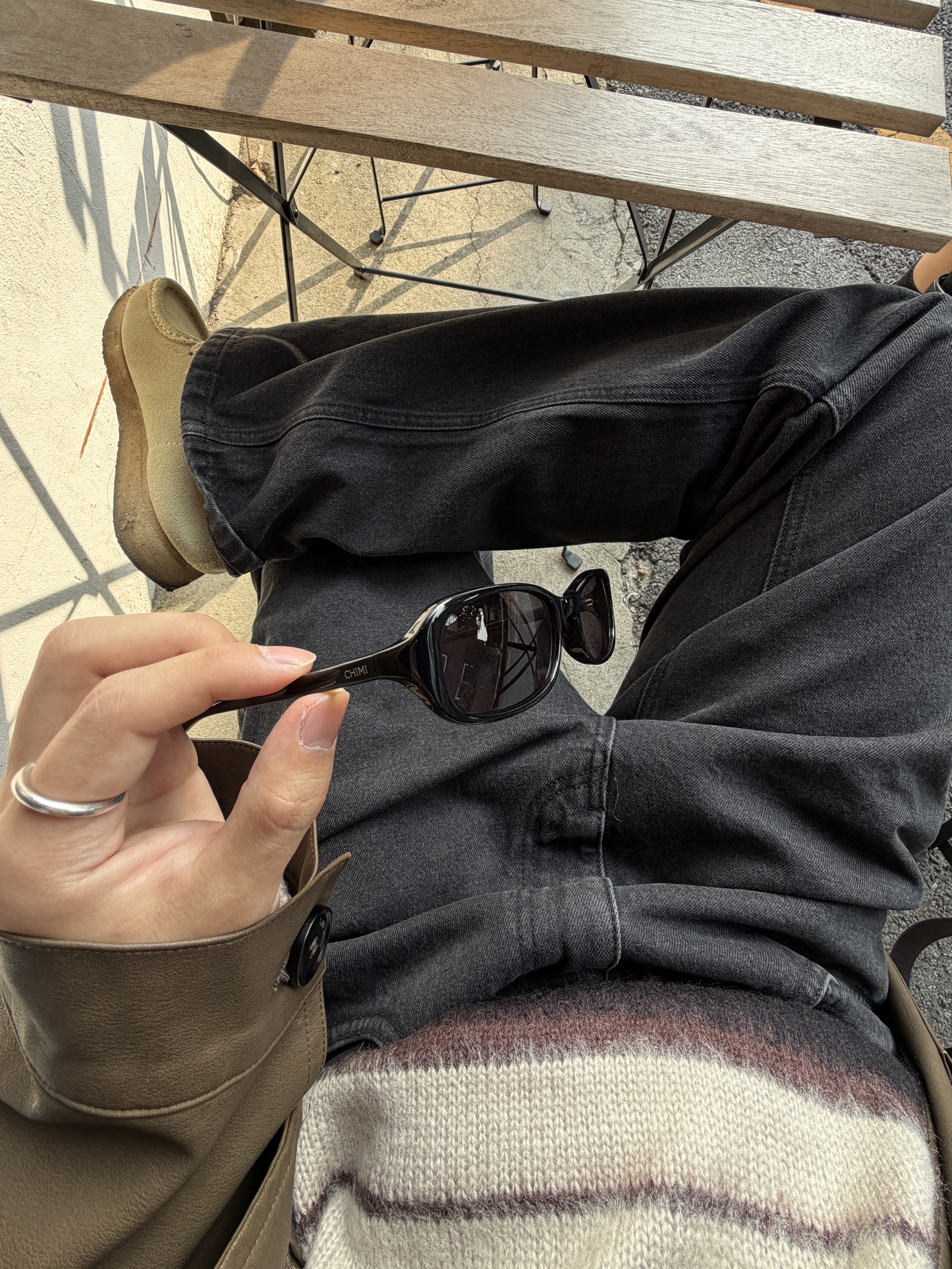 Clarks Wallabee Maple Suede 착용 스타일