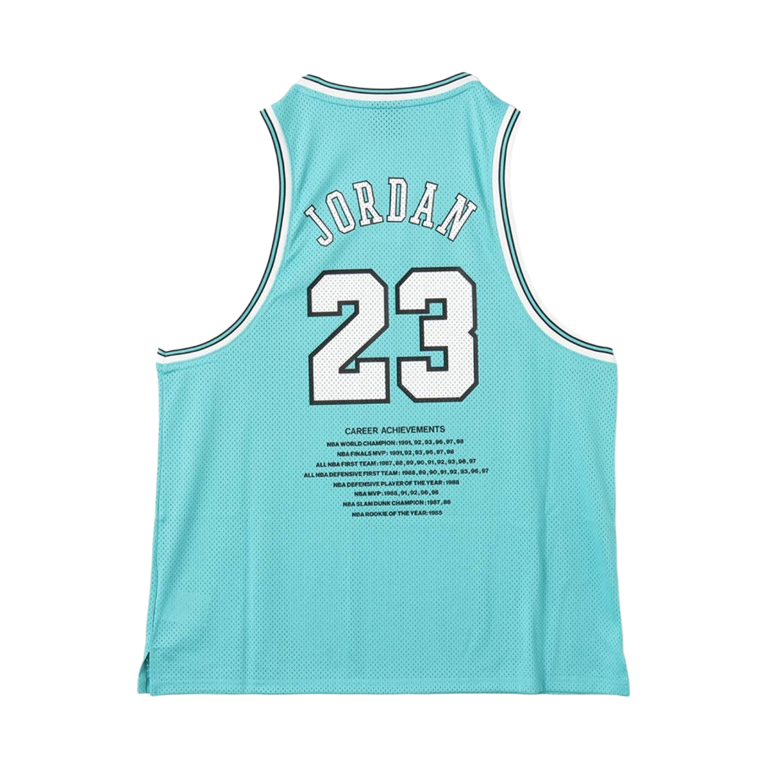 조던 에센셜 썸머 저지 워시드 틸 화이트 - US/EU(Jordan Essentials Summer Jersey Washed Teal White - US/EU) - 2