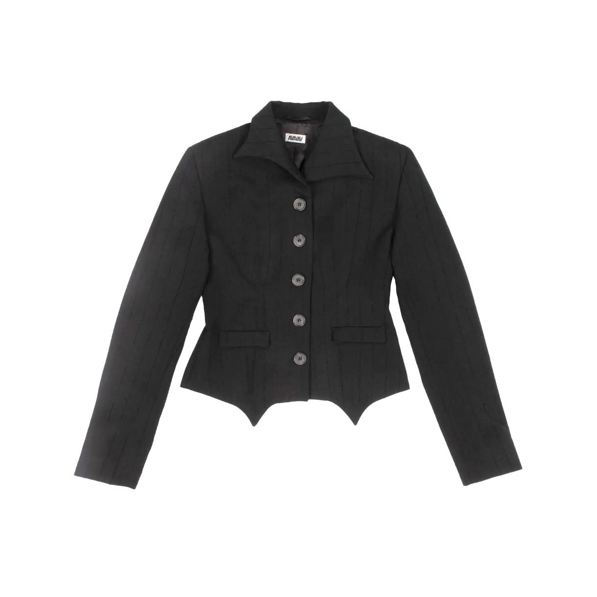 아바바브 우먼 블레이저 핀스트라이프 블랙 - 25FW(Avavav Women Blazer Pinstripe Black - 25FW)