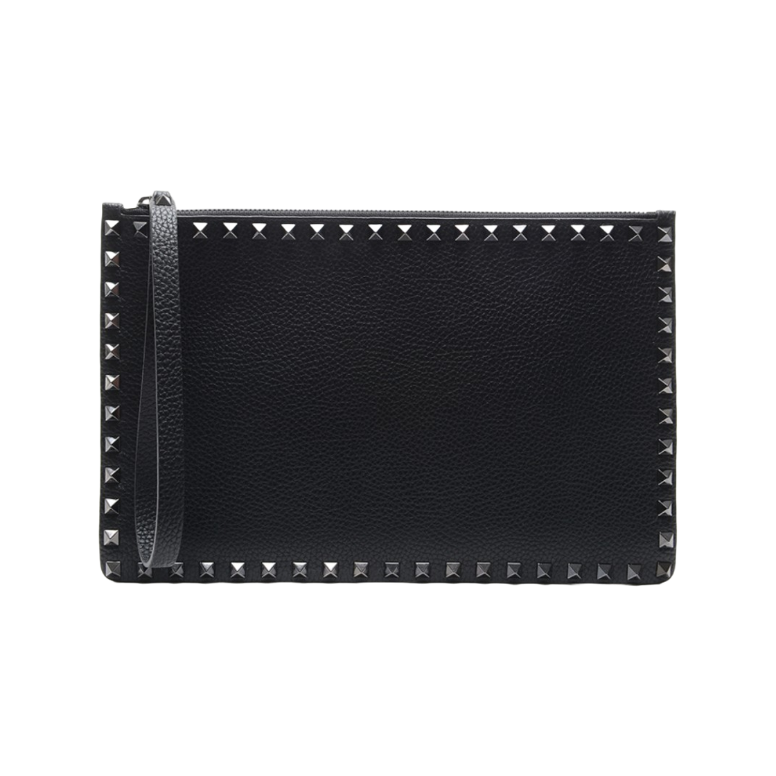 P0692VAP0NO Valentino Rockstud Clutch Black