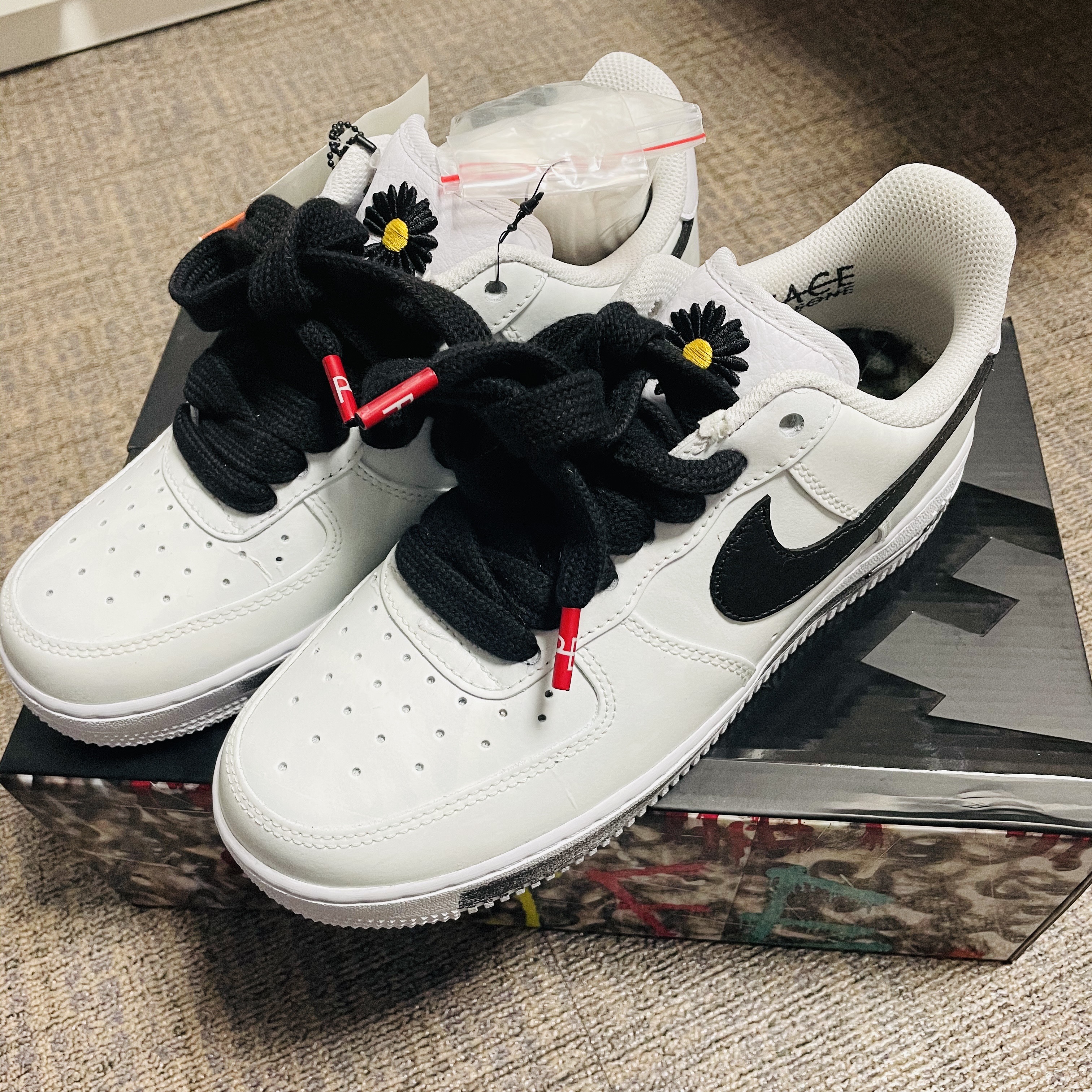 Nike x Peaceminusone Air Force 1 Low Para-Noise 2.0 착용 스타일